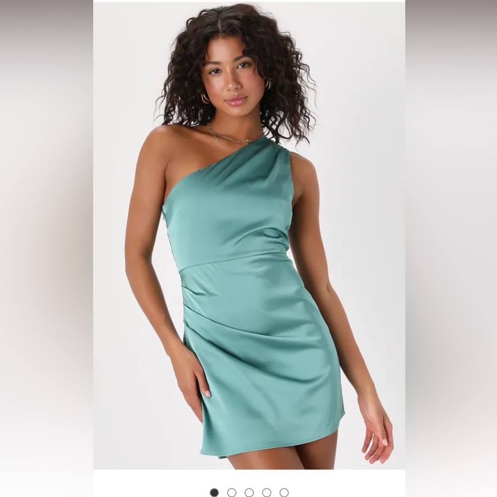Lulus Love Me tonight Sage Green Dress